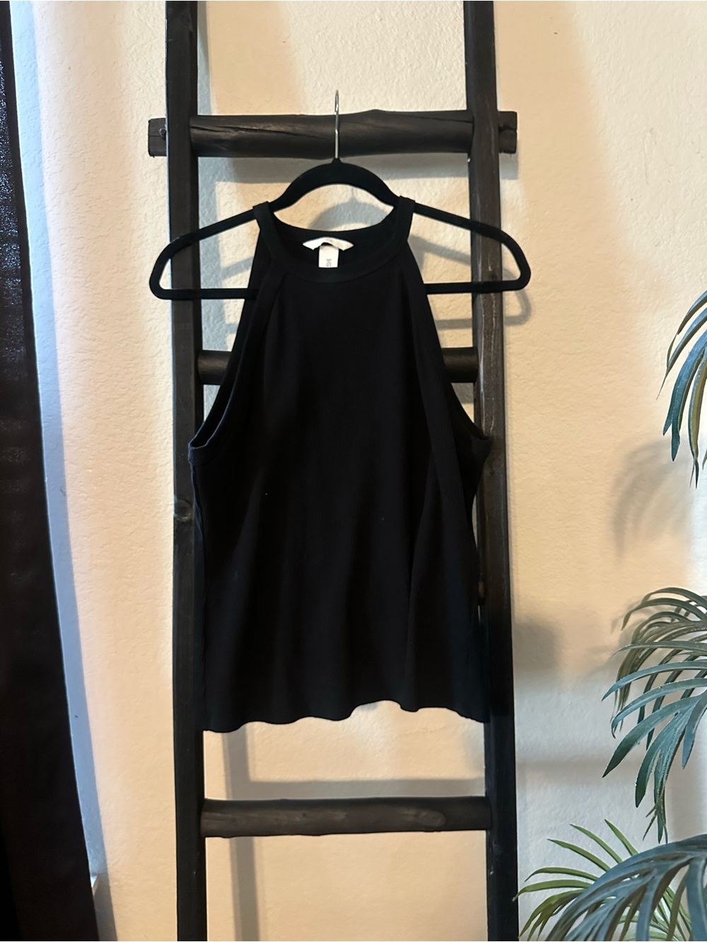 H&M Black Halter Tank Top